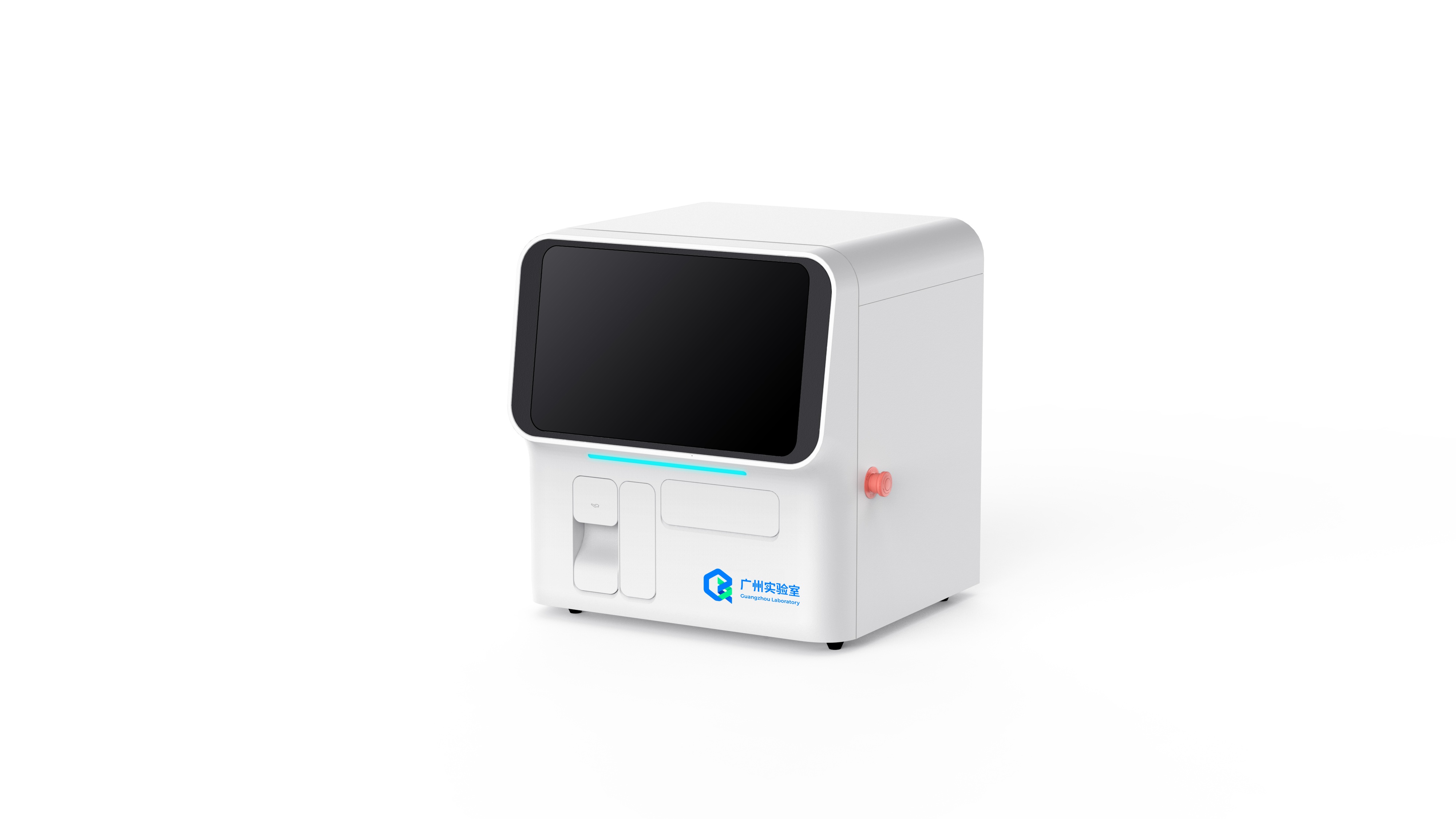 Angled view of the automatic microfluidic exosome extraction device